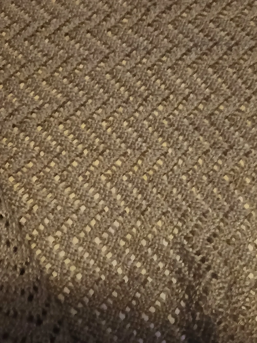 Zaful Brown Open-Knit Tie-Front Poncho Scarf